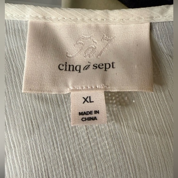 Cinq à Sept Steffina Ruffle Blouse – Ivory
Size XL | NWOT | - Picture 7 of 10